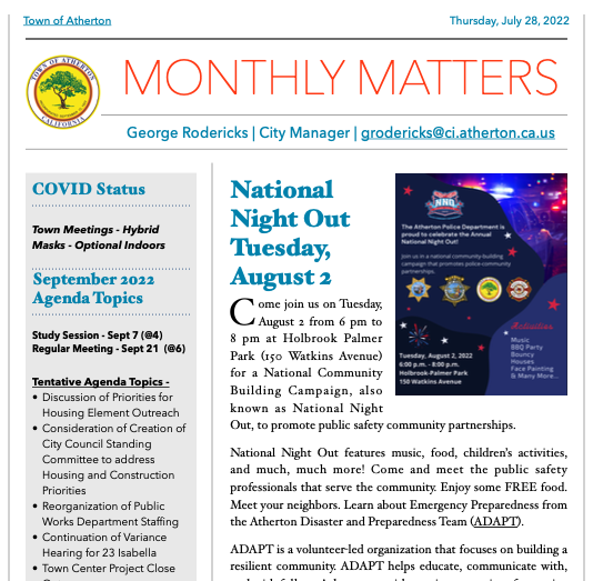 Monthly Matters Image July 2022