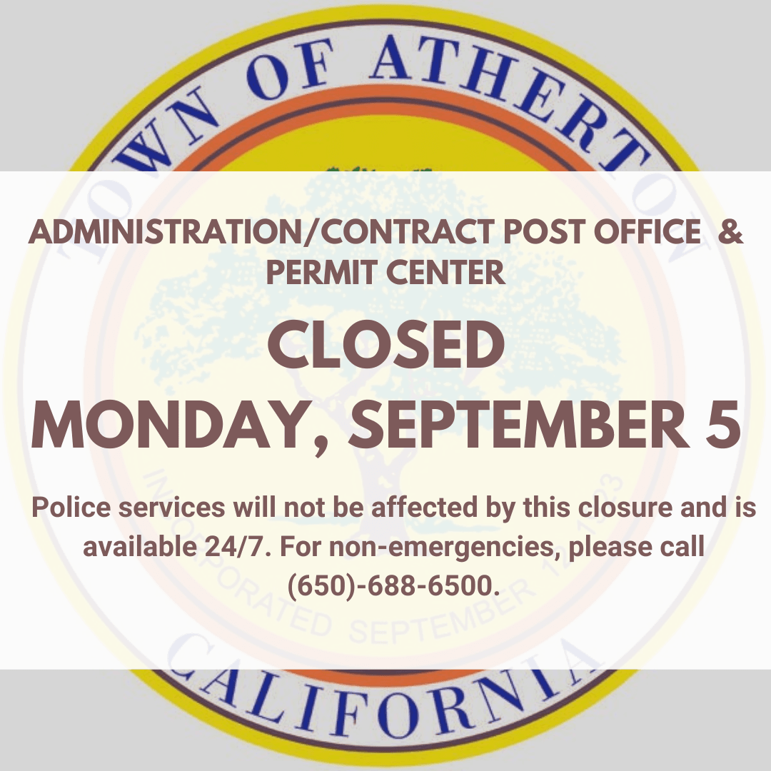 We Are Closed Monday September 5 2022 Notification