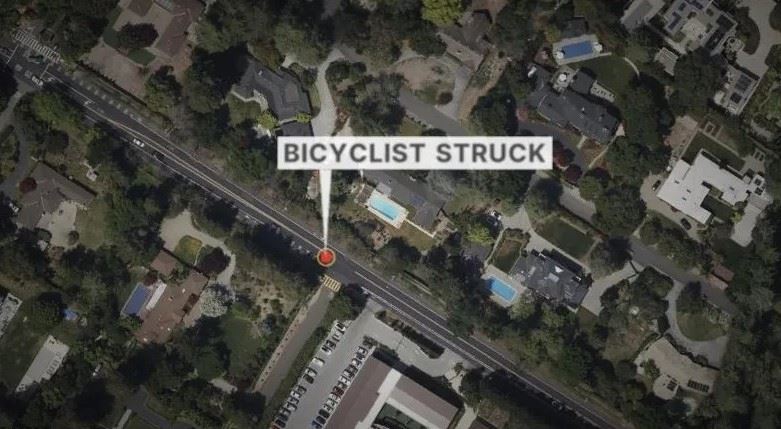 Bicyclist struck 