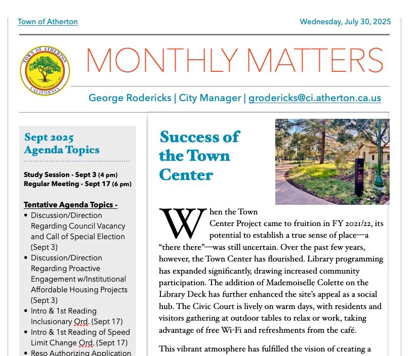 Monthly Matters July 2025