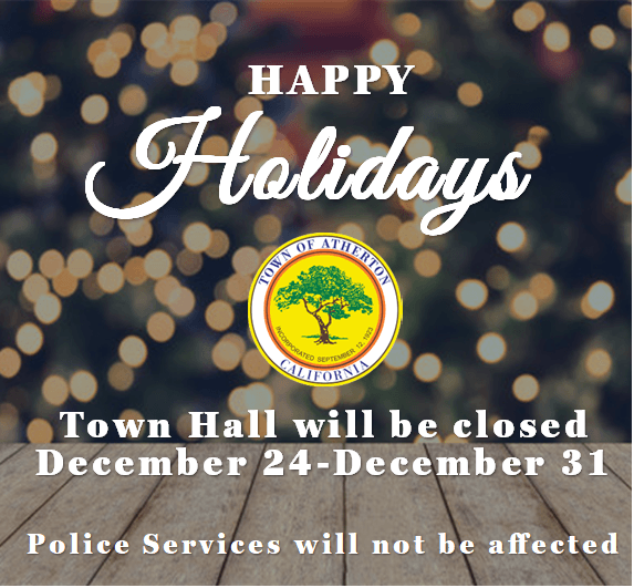 Holiday closure 2021