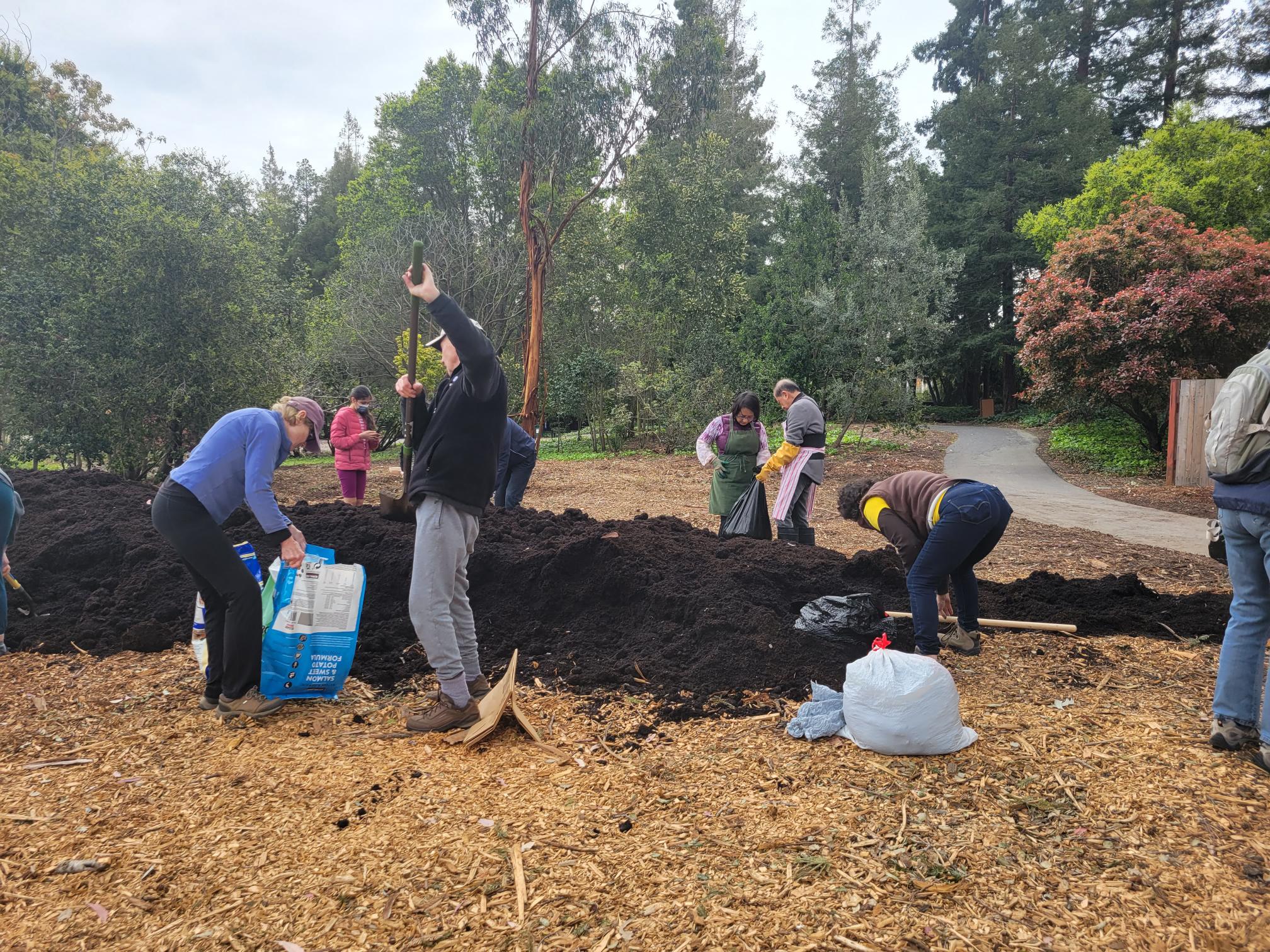 Self Service Compost Pile at Holbrook Palmer Park